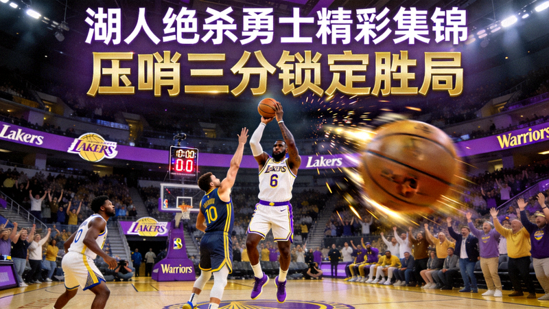 NBA湖人队绝杀勇士队比赛精彩瞬间集锦视频封面